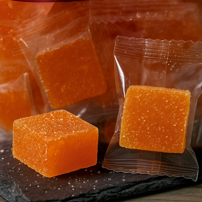 Apelsīnu košļājamas konfektes