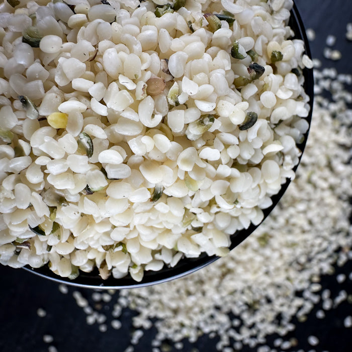 Lobītas kaņepju sēklas