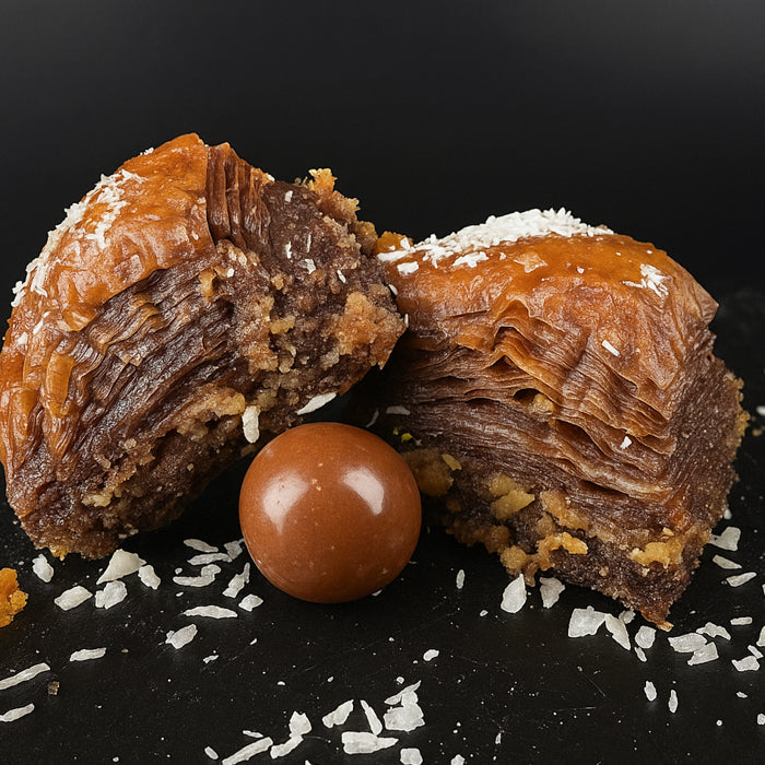 Baklava - šokolādes valriekstu kvadrātiņi
