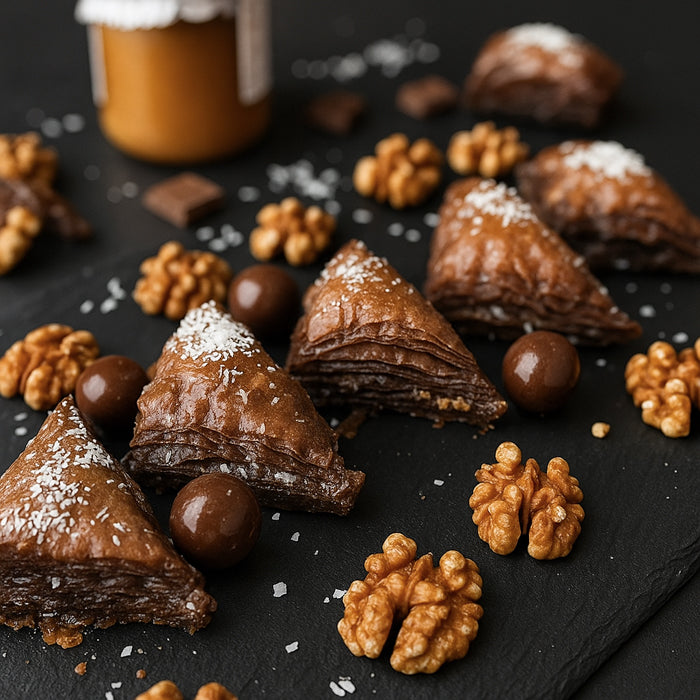 Baklava - šokolādes valriekstu trīsstūrīši