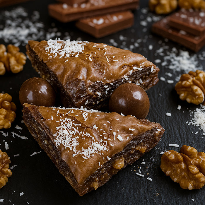Baklava - šokolādes valriekstu trīsstūrīši