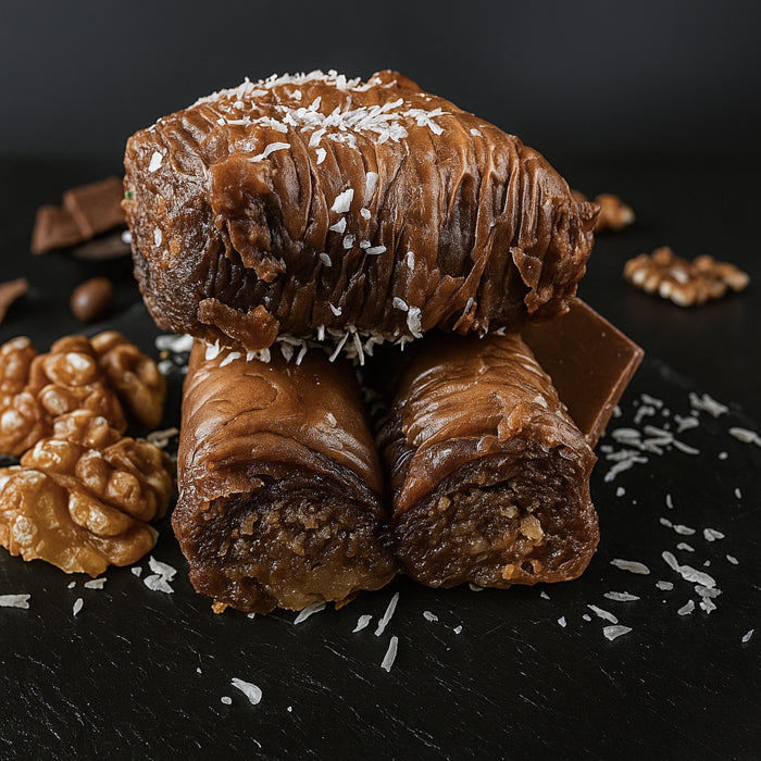 Baklava - šokolādes valriekstu rullīši