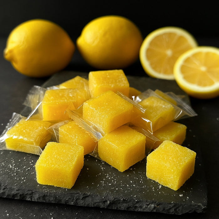 Citronu košļājamās konfektes