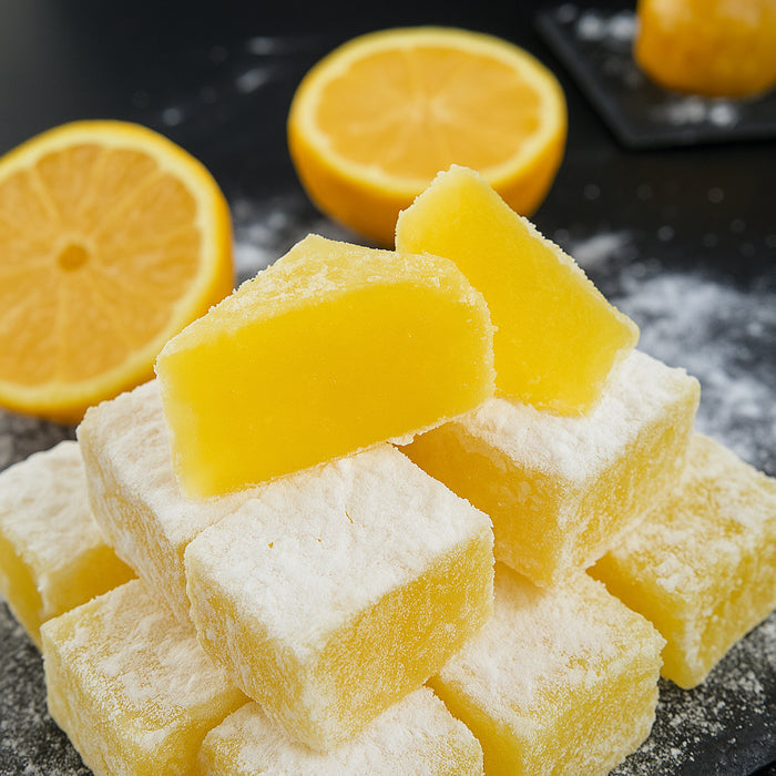 Citronu lukums kubiņos