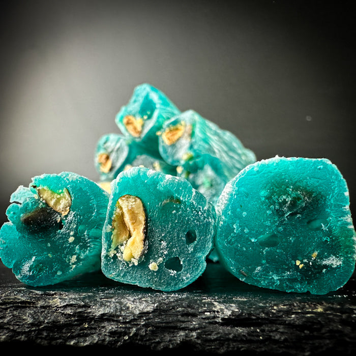 Pirkstiņi "Zilais apelsīns" ar aprikožu kauliņiem