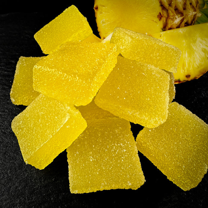 Ananasu košļājamas konfektes