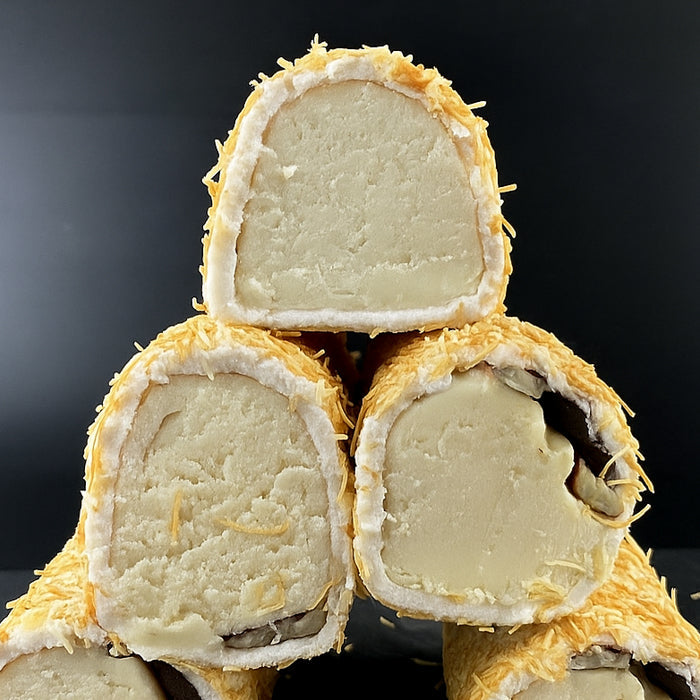 Lukums ar riekstu krēmu un kraukšķīgo kadaifu