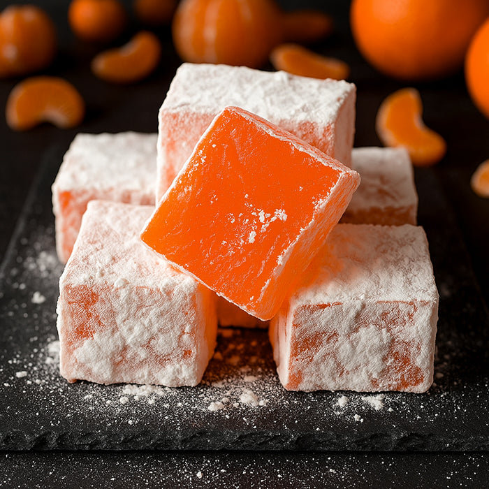 Lukums ar mandarīna garšu