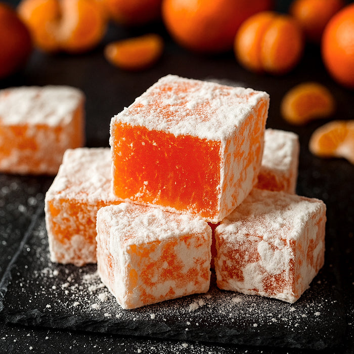 Lukums ar mandarīna garšu