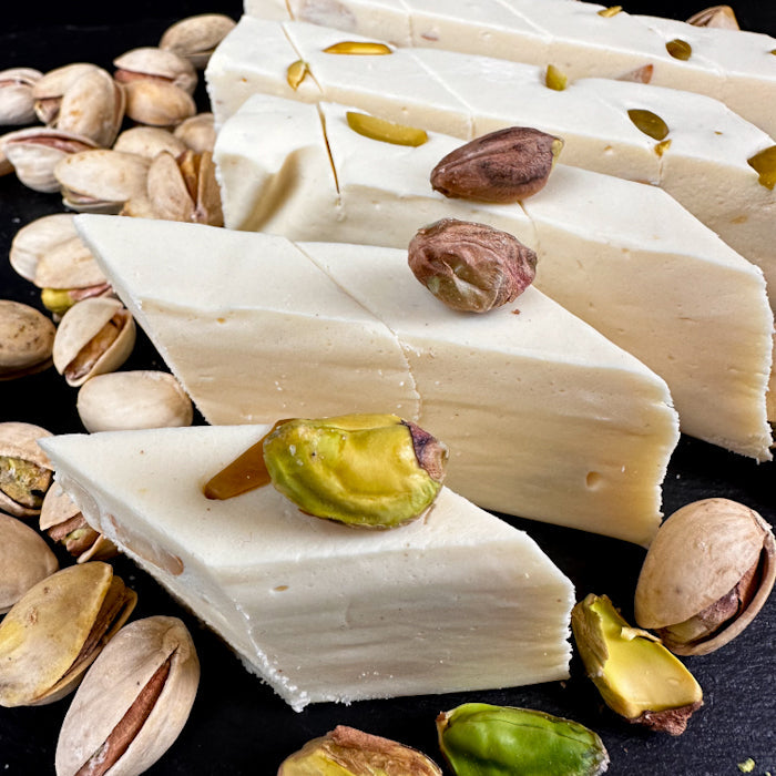 Щербет с кусочками фисташек