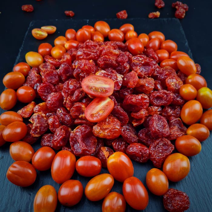 Жавети, карамелизация киршу томати