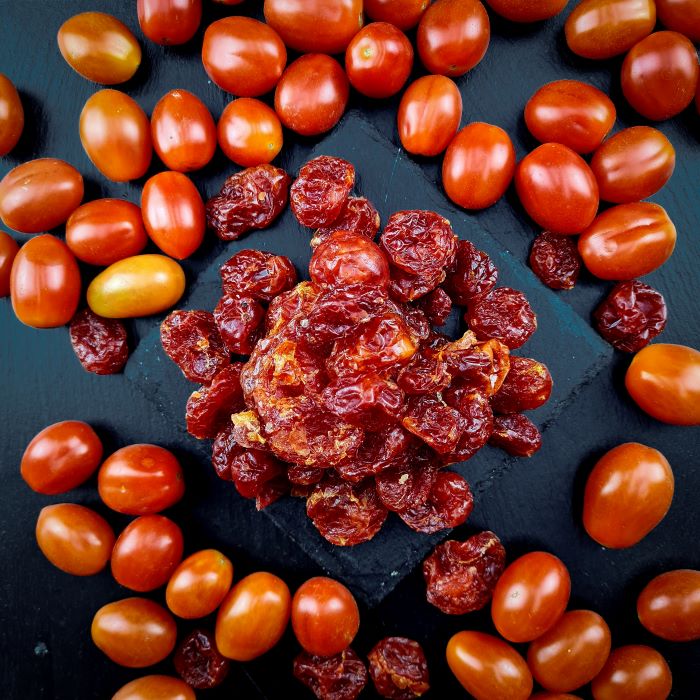 Жавети, карамелизация киршу томати